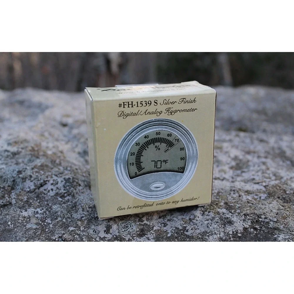 Don Salvatore Cigar Humidor Hygrometer Retail $49.99 Battery Included Retrofit
